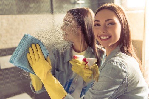 Professional carpet cleaning service in a Petersham retail space